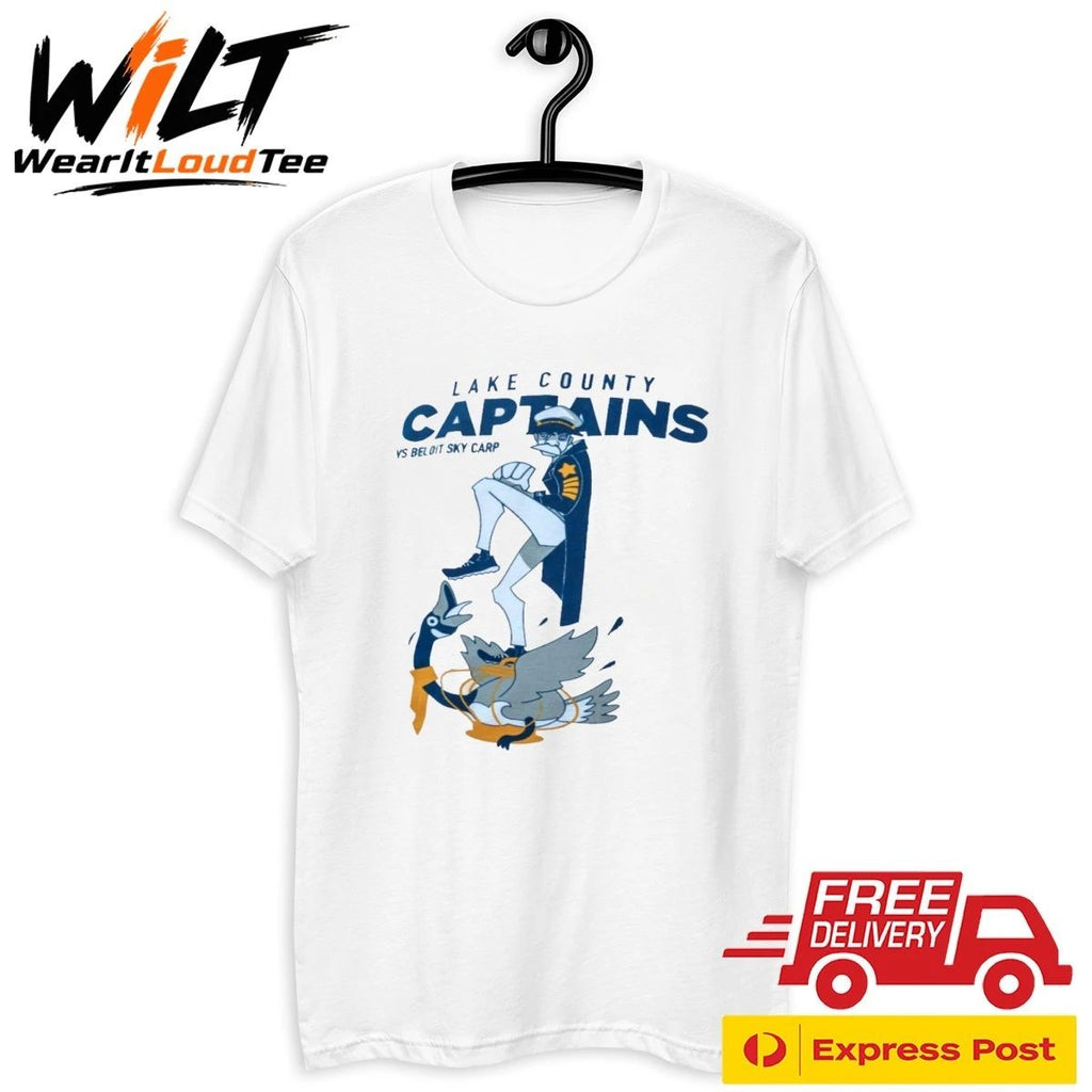 2026 Lake County Captains Vs Beloit Sky Carp Shirt