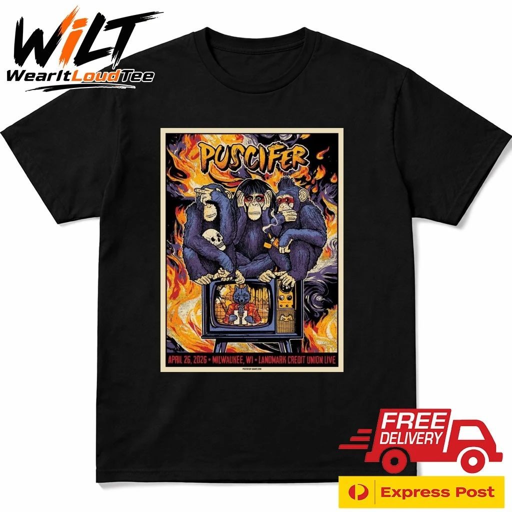 Puscifer Apr 26 2026 Landmark Credit Union Live In Milwaukee WI Poster Shirt
