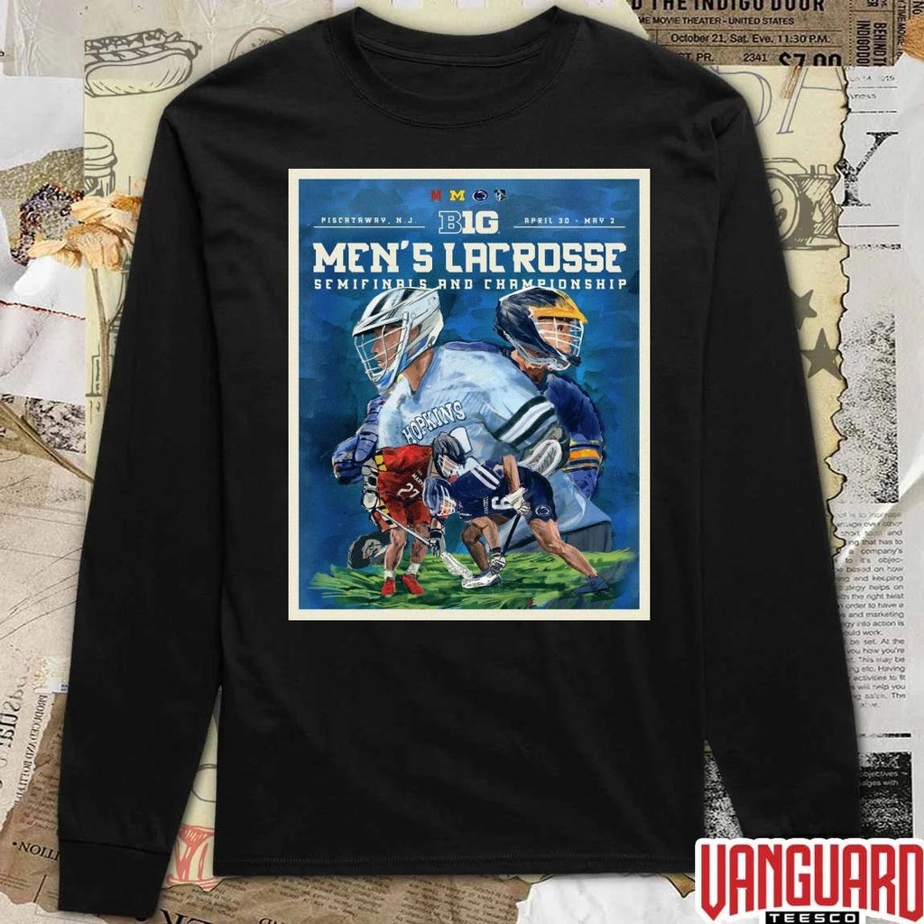 2026 Big Ten Men’s Lacrosse Tournament April 30 to May 2 Piscataway, New Jersey Poster t-shirt