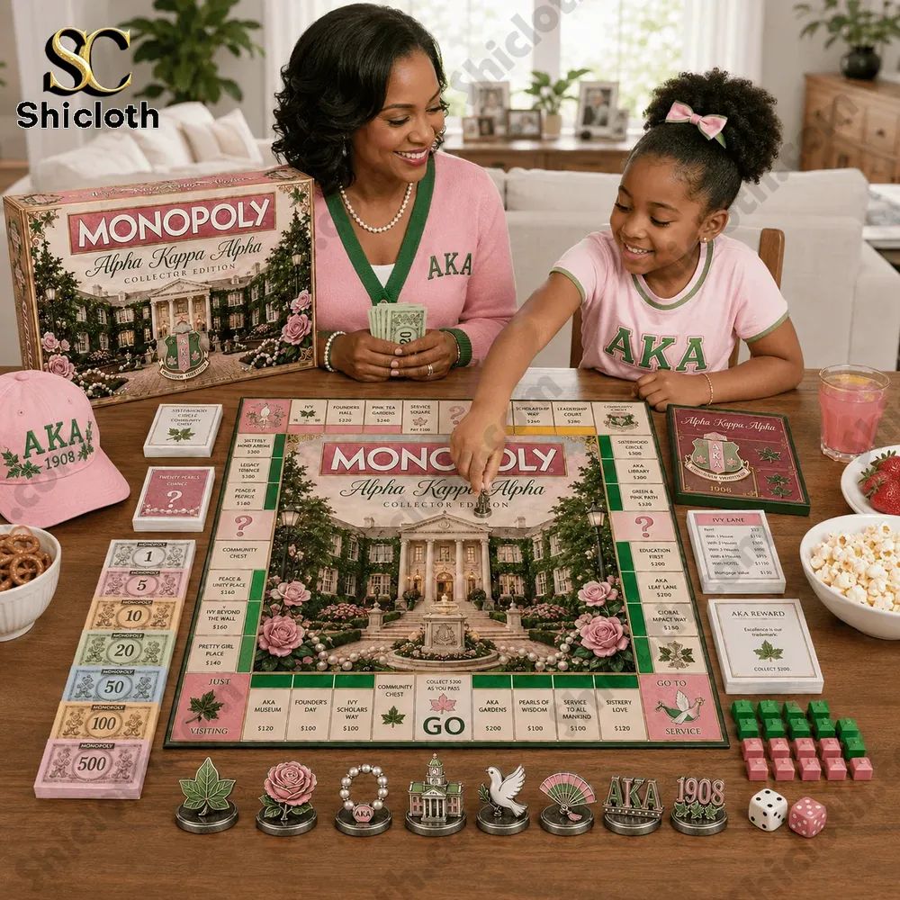 Alpha Kappa Alpha Collector’s Edition Monopoly Board Game
