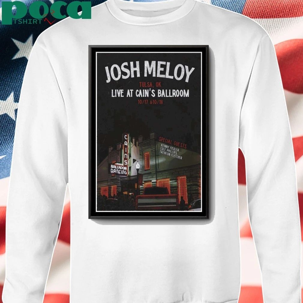 Josh Meloy Tulsa, Oklahoma Oct 17-18 2025 Poster shirt