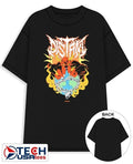 Distant locked in shirt