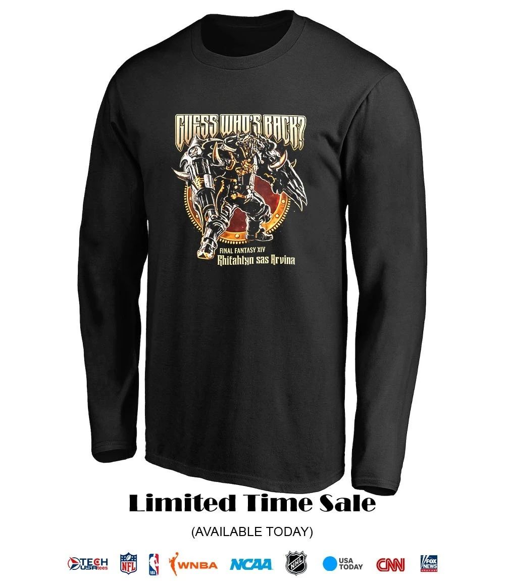 Guess Who’s Back Rhitahtyn Arvina Yoshi Final Fantasy XIV shirt