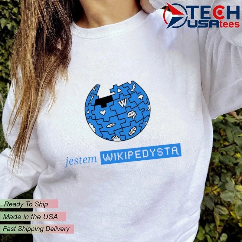 Jestem Wikipedysta logo shirt