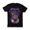 Metallica Kirk Hammett Purple Ouija Board Guitar Black T-Shirt