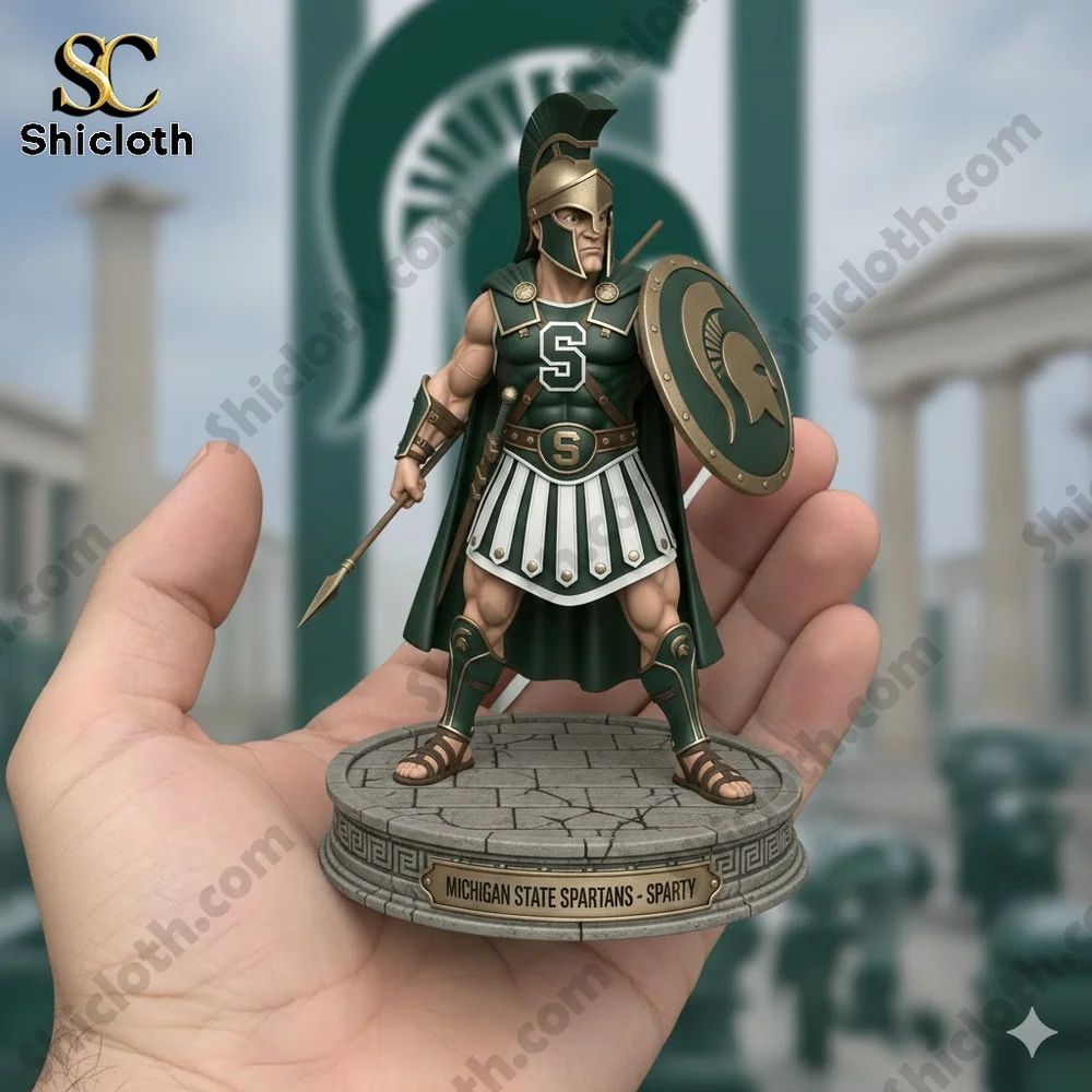Michigan State Spartans Sparty Desktop Figure Pop Doll