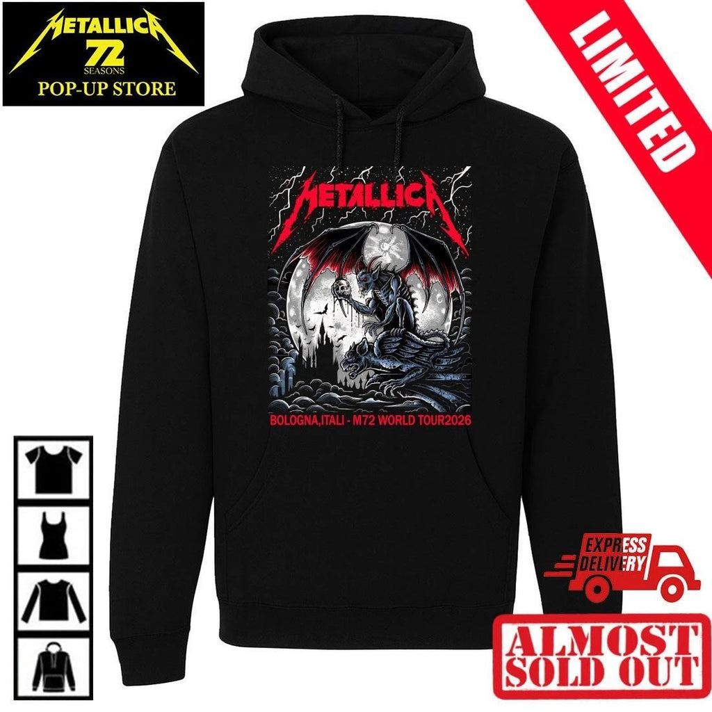 Metallica Keith Stanley Bologna June 3 2026 Pop-Up Shop Shirt