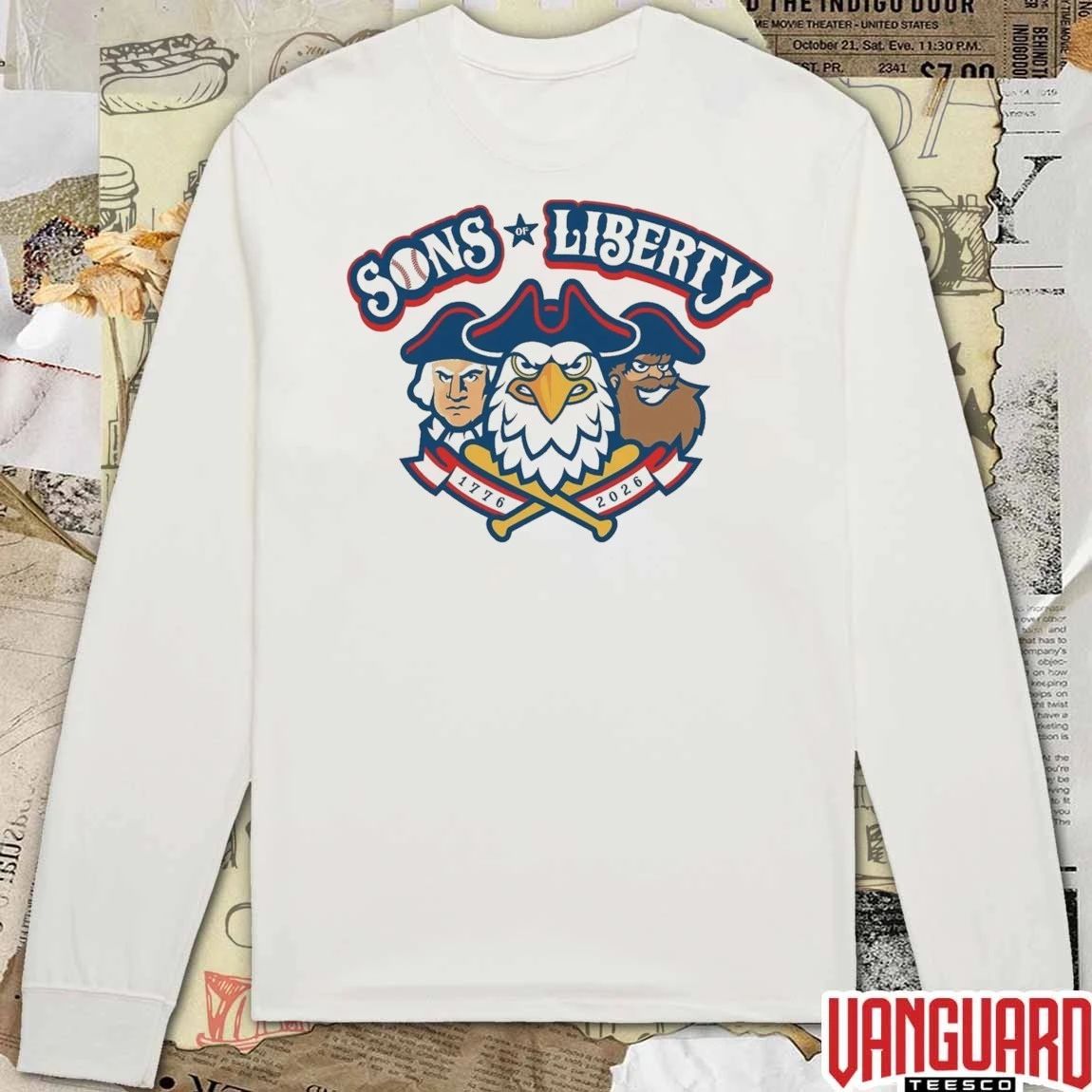 Sons Of Liberty 1776-2026 250th Anniversary t-shirt