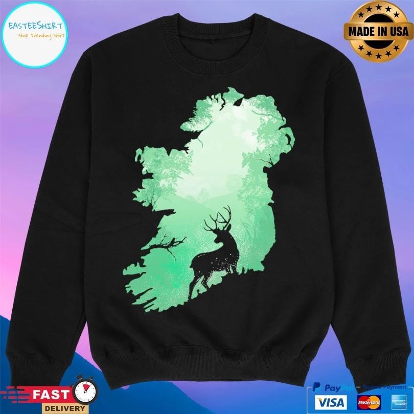 Emerald Isle Silhouette Deer T-shirts