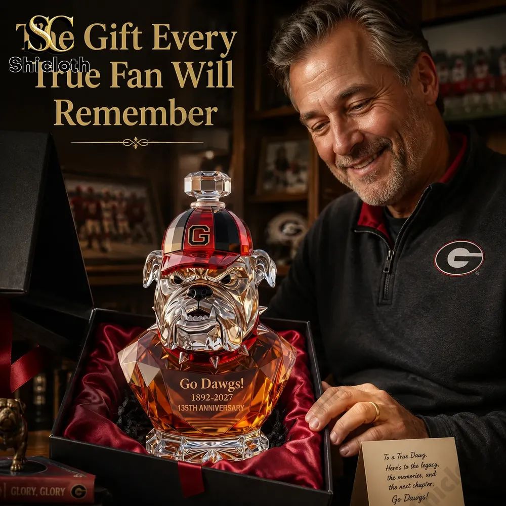 135th Anniversary Georgia Bulldogs Liquor Bottle