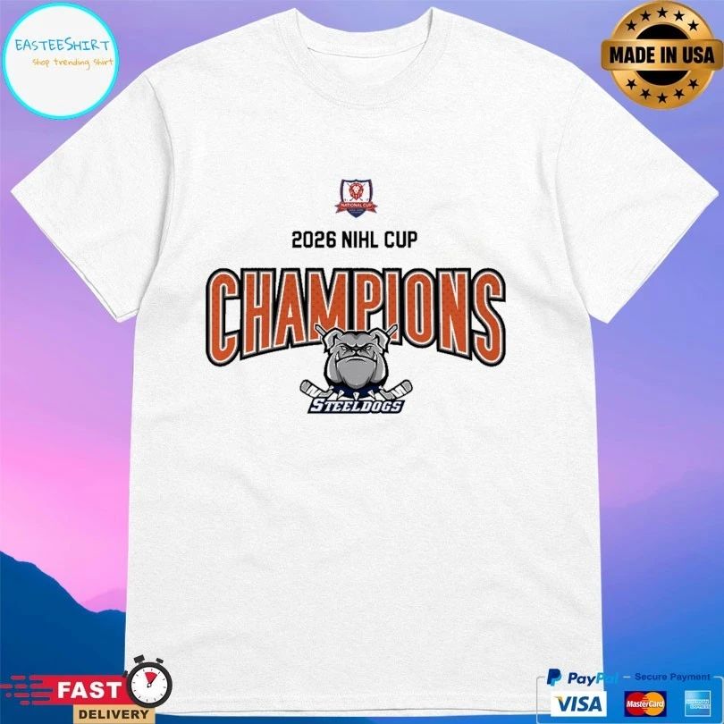 Champions Steeldogs 2026 Nihl Cup T-shirts