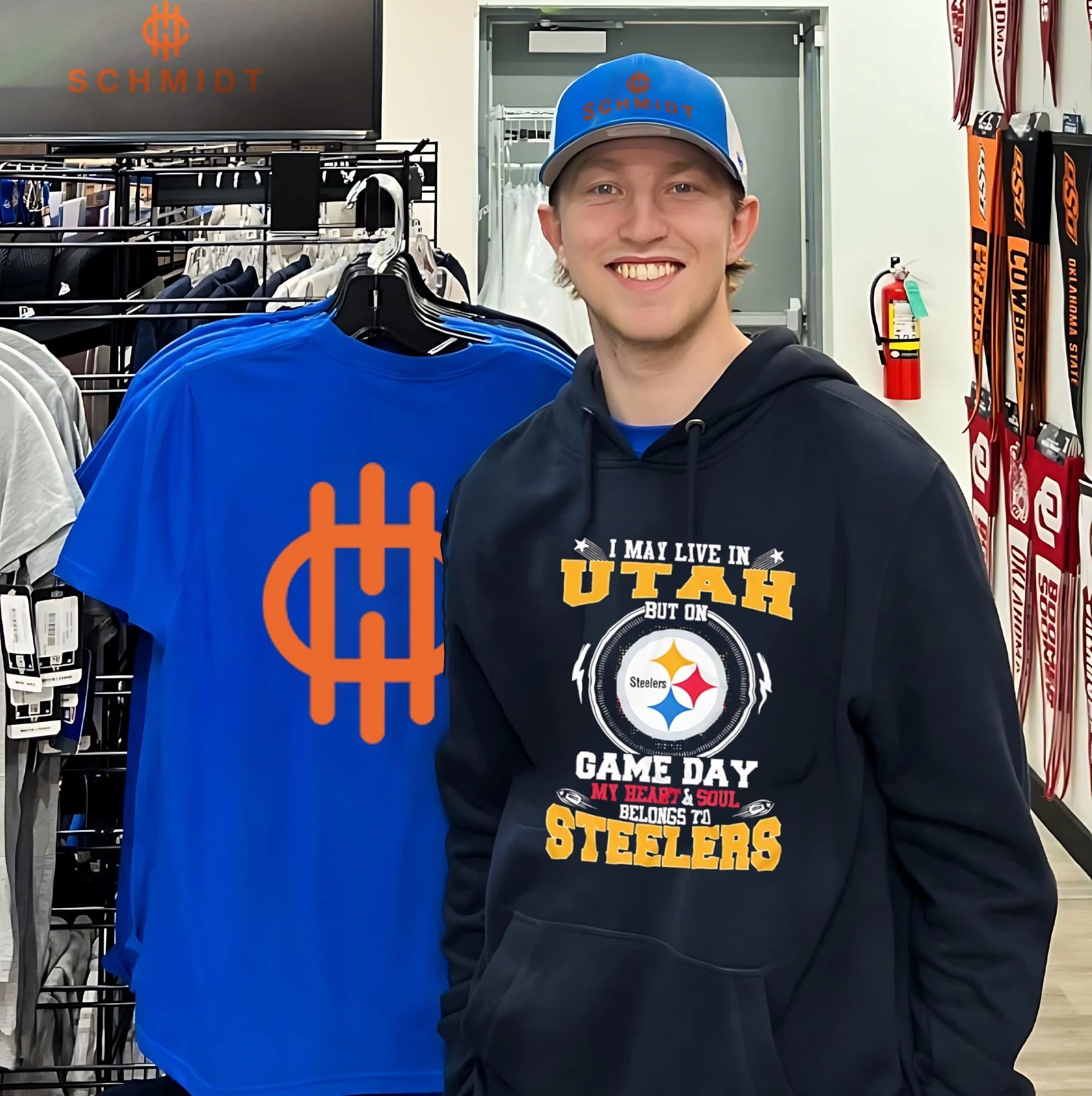 I may live in Utah but on game day my heart and sould belongs to Steelers shirt