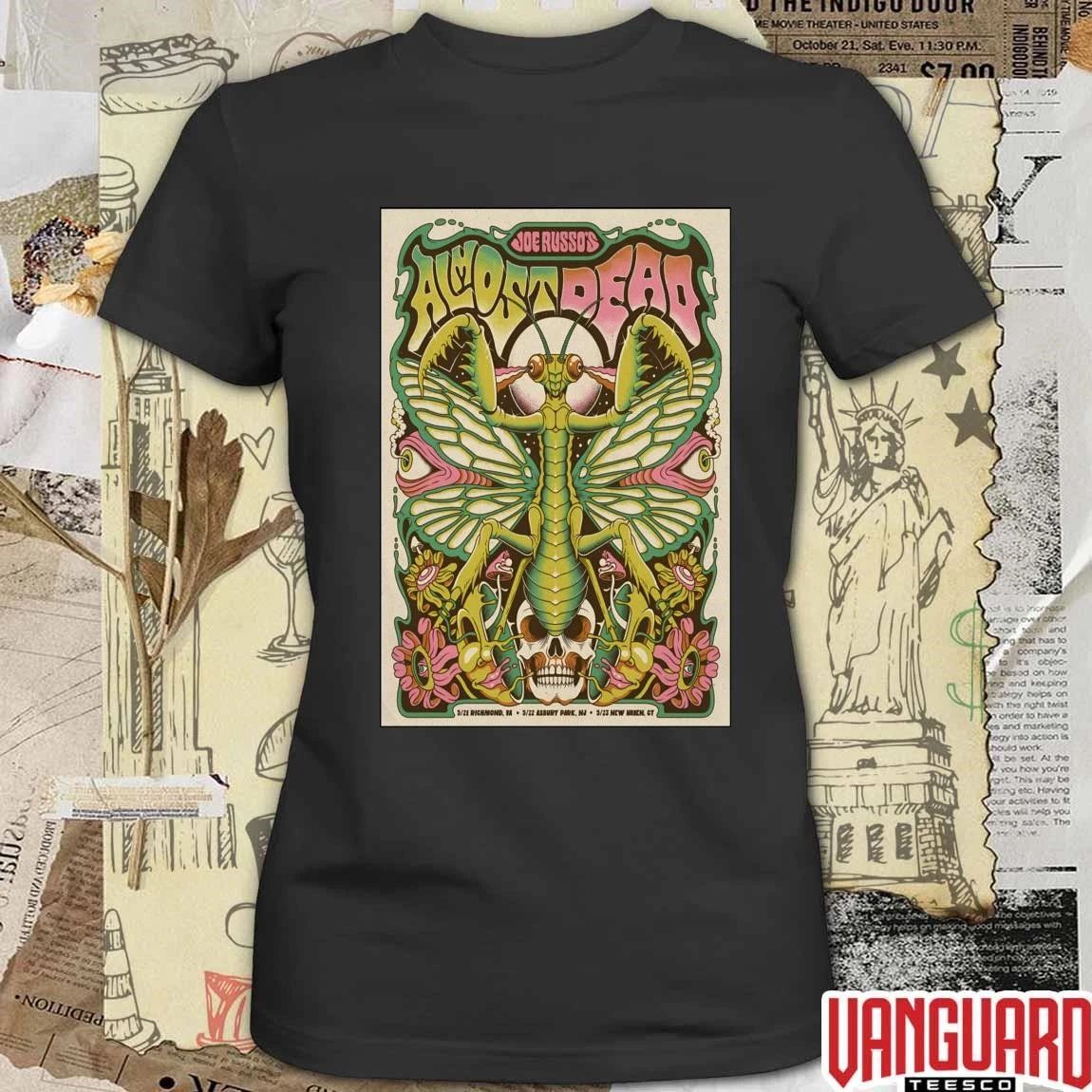 Joe Russo’s Almost Dead Richmond VA May 21 2026 Poster t-shirt