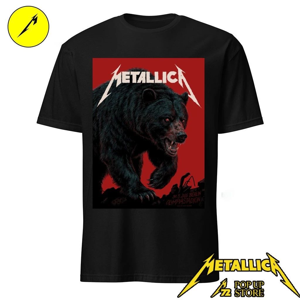 Metallica at Olympiastadion in Berlin, Germany, on May 30, 2026 By Janta Island Pop Up Shop T-Shirt