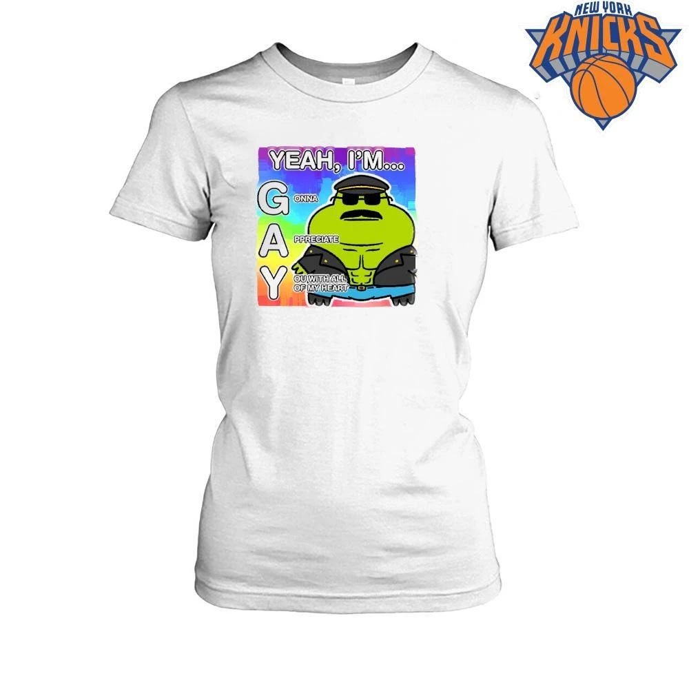 Yeah I’m Gay Gonna Appreciate You With All Of My Heart Muscle Frog Meme Shirt