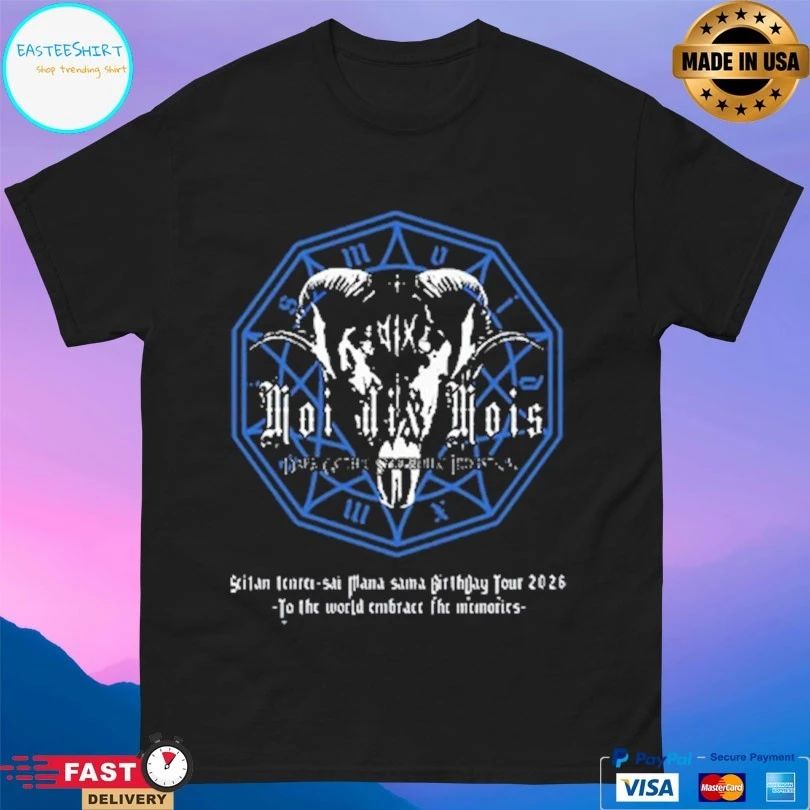 Moi Dix Mois Birth Celebration Tour 2026 To The World Embrace The Memories T-shirts