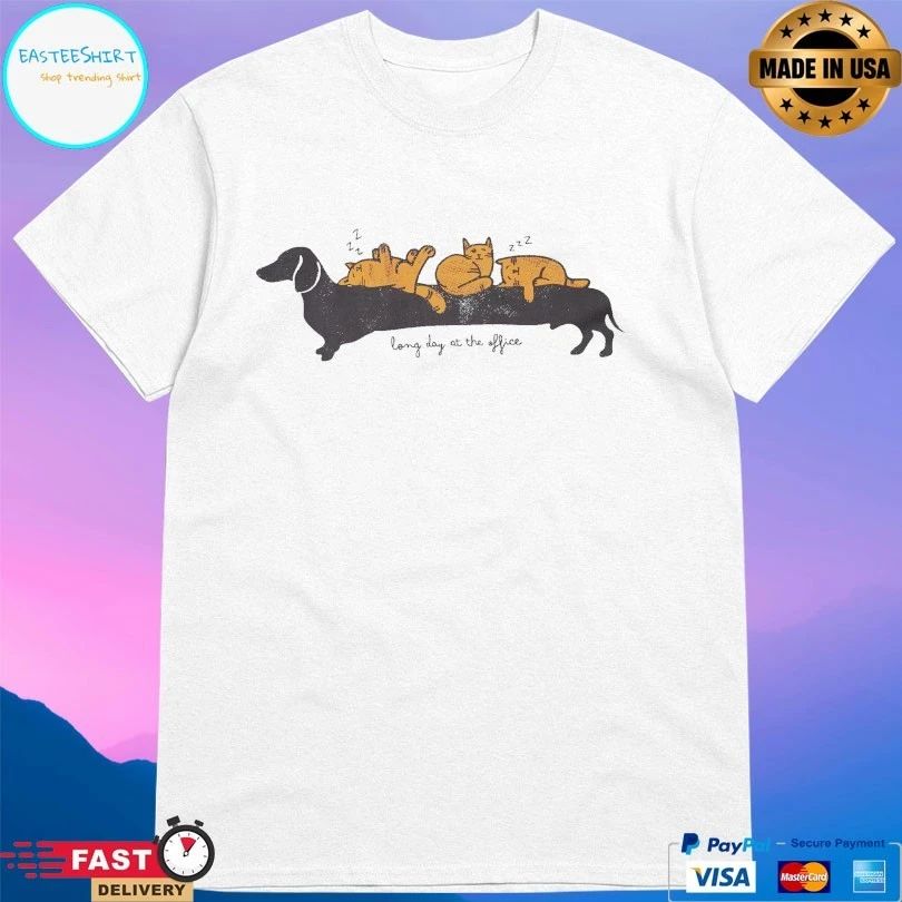 Long Day At The Office Cats T-shirt