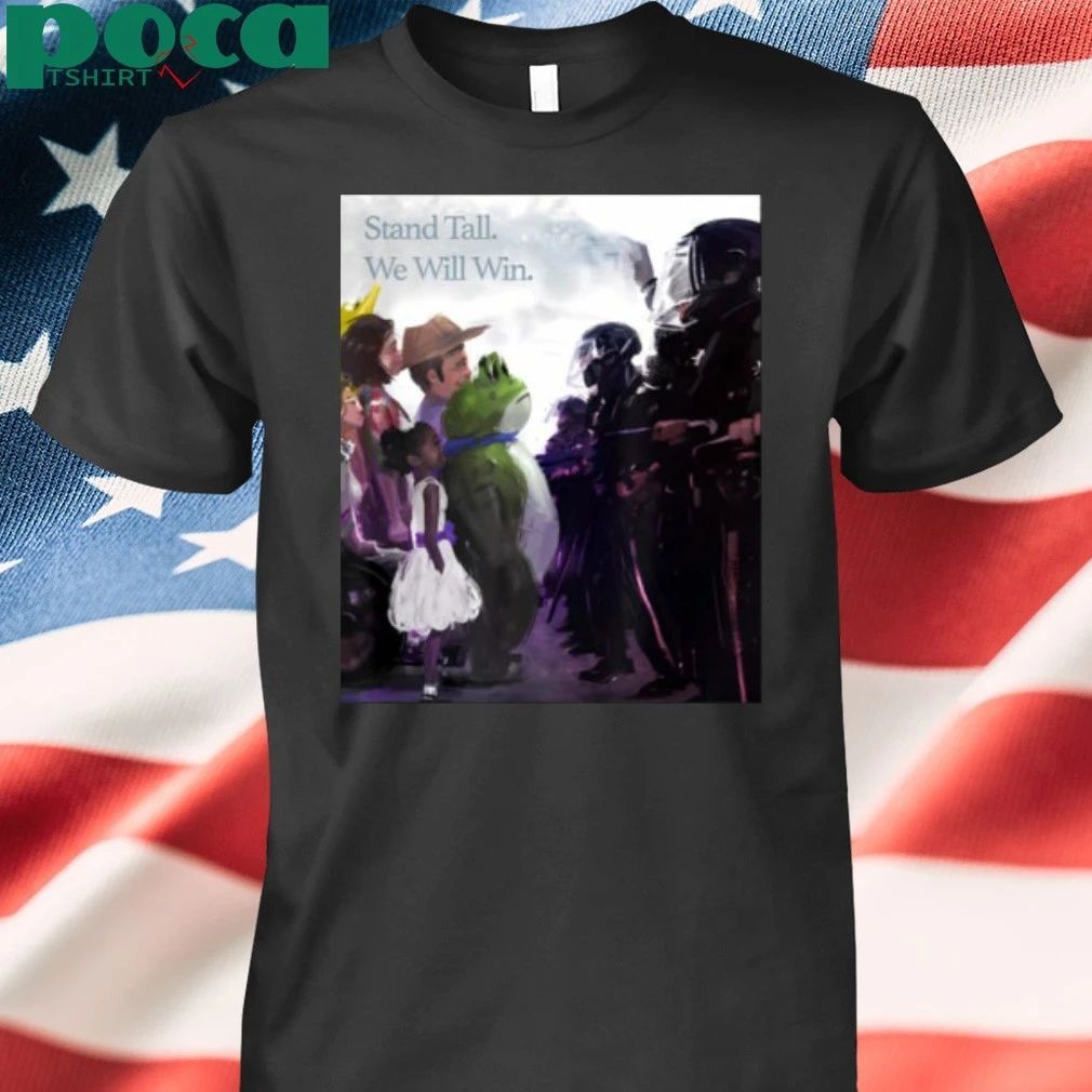 Resist Portland Frog Protest Stand Tall We Will Win T-shirt
