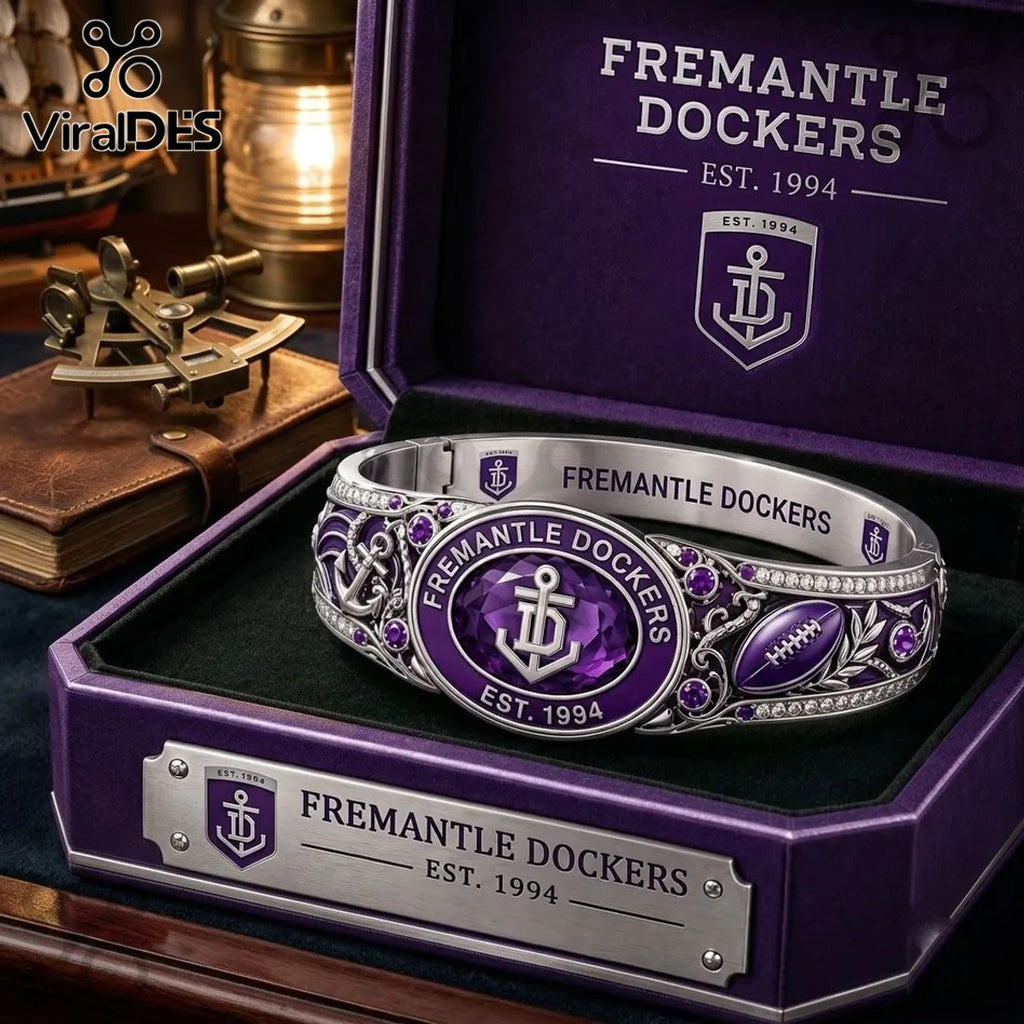 Fremantle Dockers Silver Tone Bracelet
