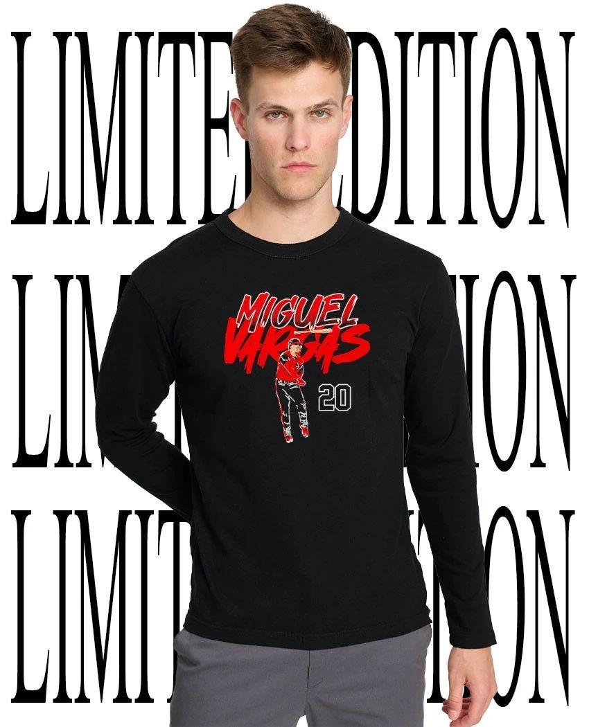 Miguel Vargas #20 Chicago White Sox Baseball slugger swing shirt