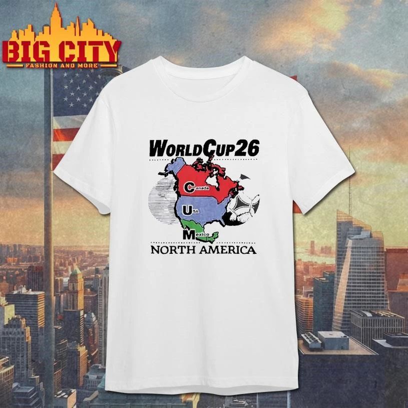 World Cup 26 Cum Map Shirt