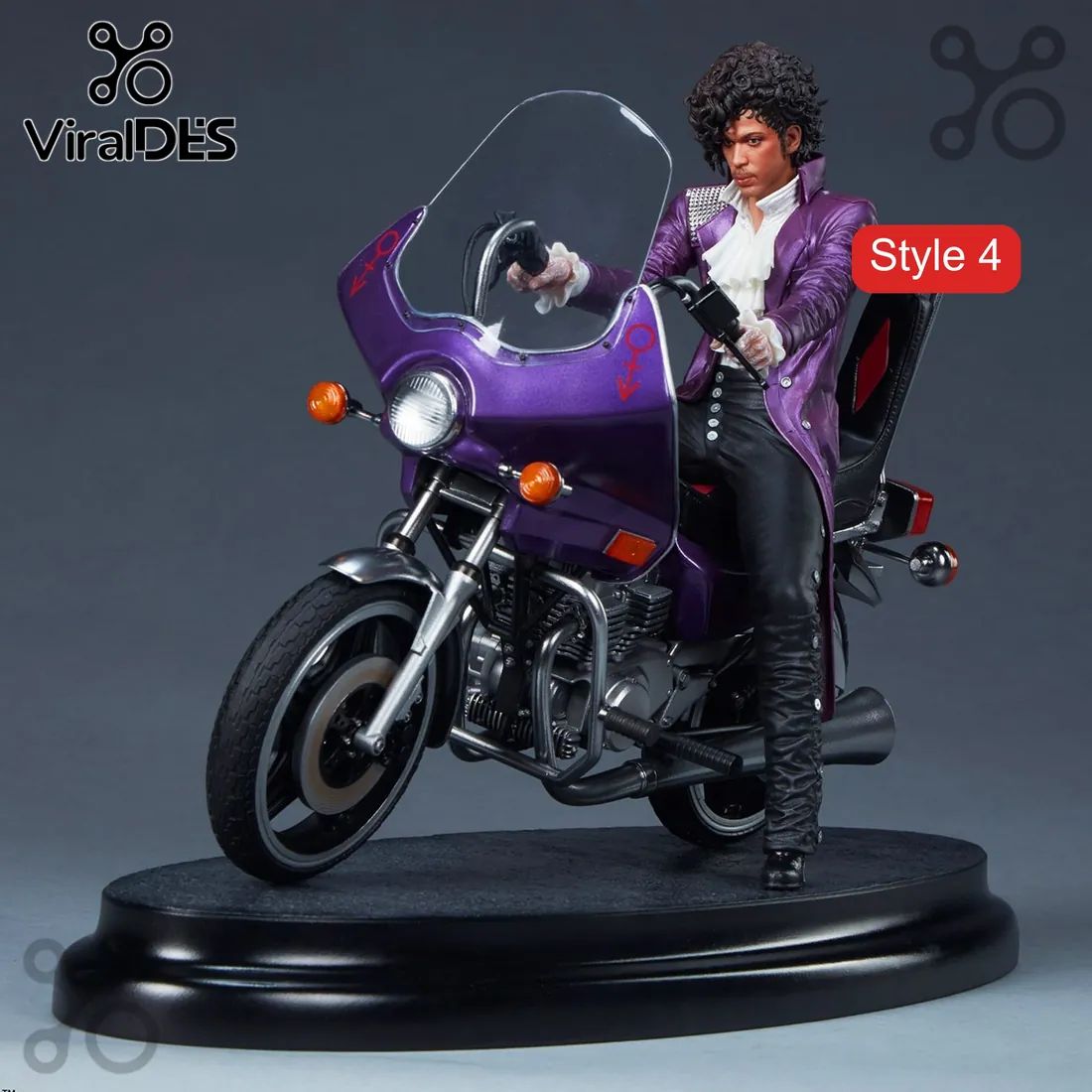 Prince Purple Rain Diorama Desktop Figurine