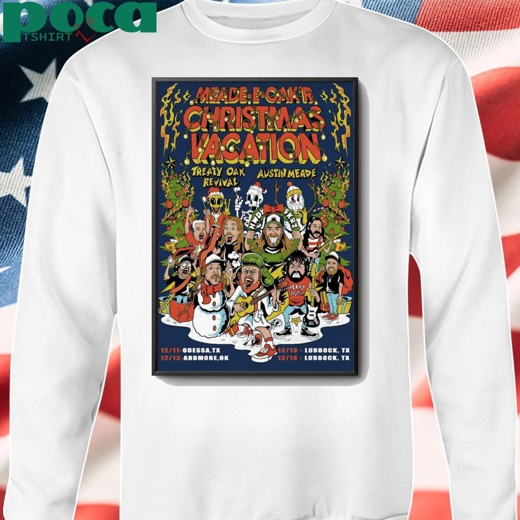 Austin Meade And Treaty Oak Revival Dec 12 2025 Ardmore OK Poster shirt