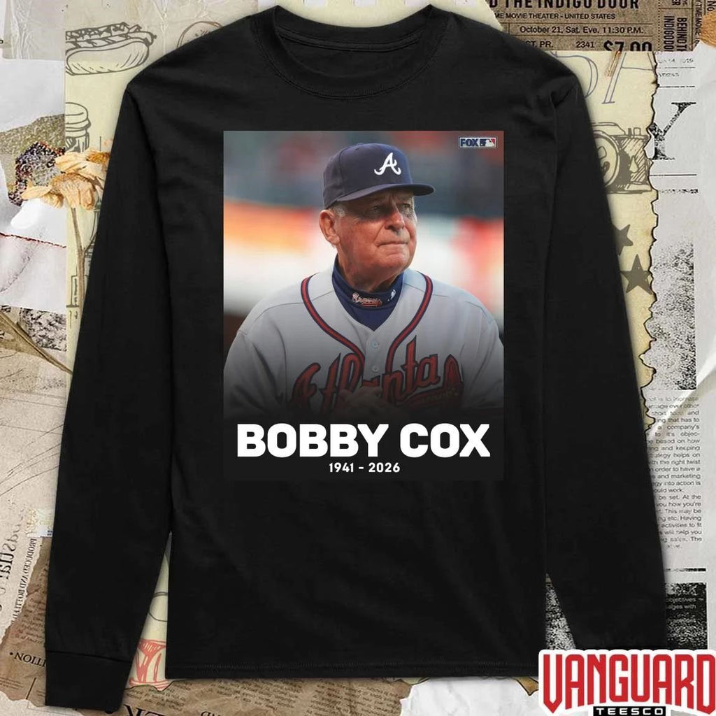 Bobby Cox 1941 – 2026 MLB on FOX t-shirt