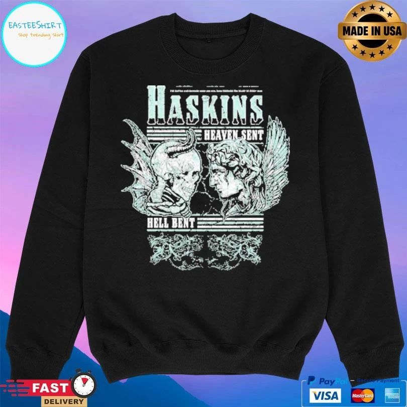 Haskins Heaven Sent Hell Bent 2024 Angels And Demons T-shirts