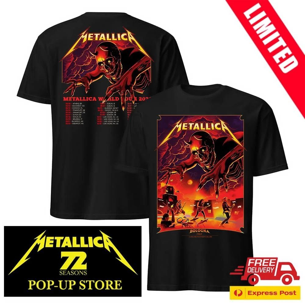 Metallica Pop-Up Shop Bologna T-Shirt