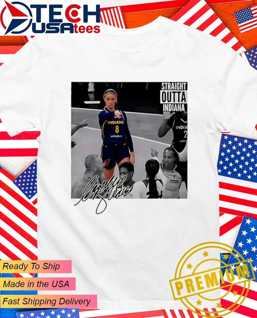 Sophie Cunningham Straight Outta Indiana signature shirt