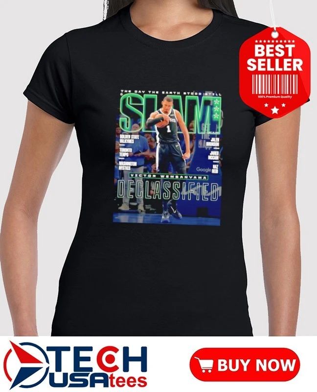 Slam San Antonio Spurs Victor Wembanyama Declassified The Day The Earth Stood Still shirt