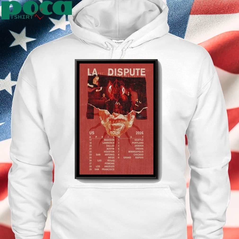 La Dispute US Tour April & May 2026 Tour Poster shirt