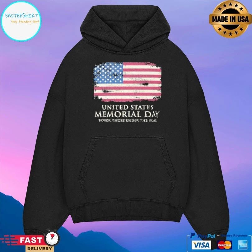United States Memorial Day Honor Those Under The Flag T-shirt