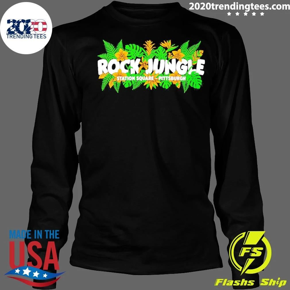 Rock Jungle Station Square Pittsburgh Tropical Shirt