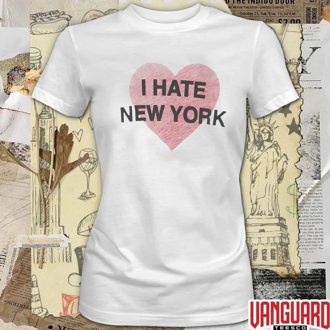 Hailey Van Lith I Hate New York 2026 t-shirt