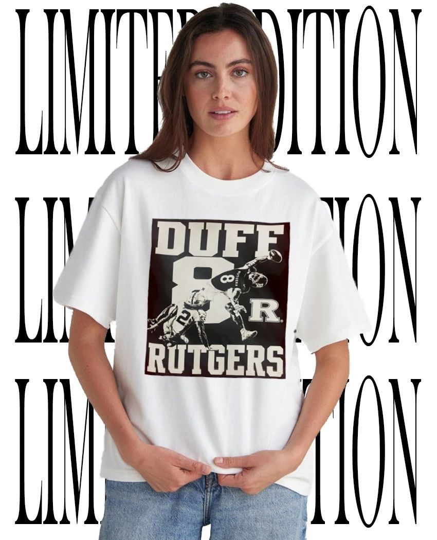 NCAA Rutgers Scarlet Knights Football Duff 8 t-shirt