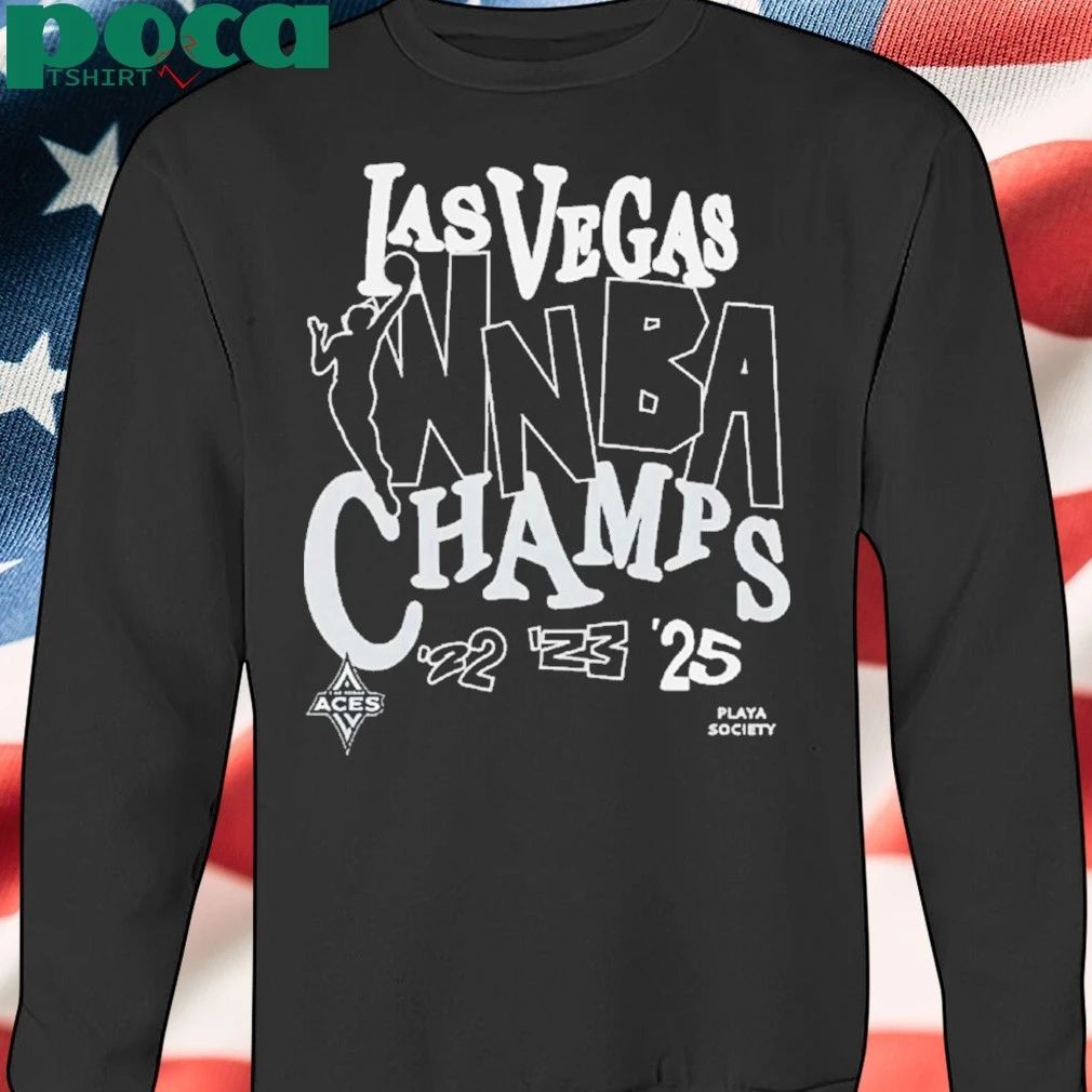 Las Vegas Aces Playa Society 2025 Wnba Finals Champions T-shirt