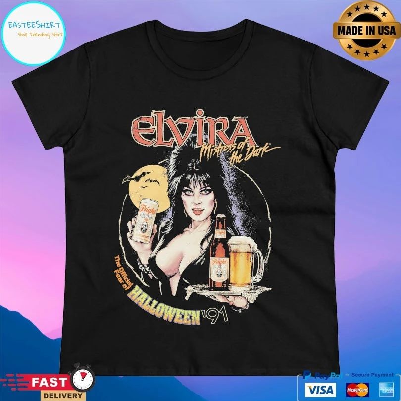 Elvira Mistress Of The Dark The Official Fear Of Halloween ’91 T-shirts
