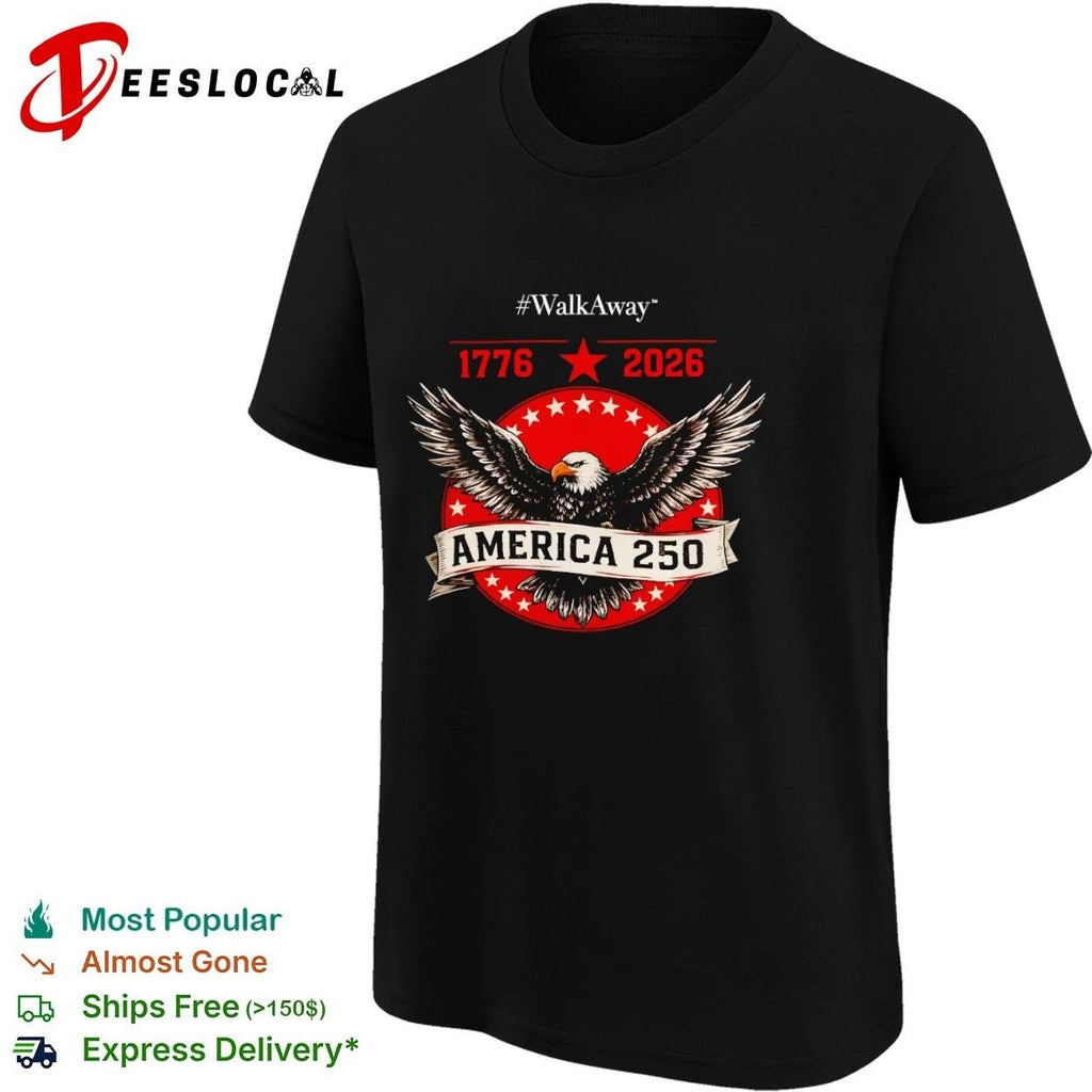 WalkAway America 250 1776 2026 Patriotic Eagle T-shirt