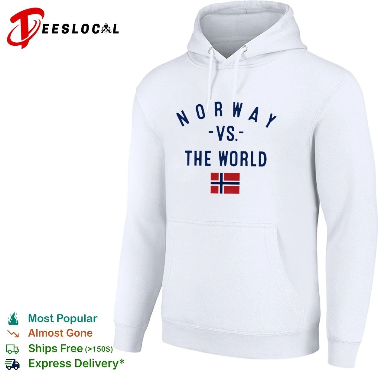 Norway Vs the World Norwegian Flag Pride Heritage T-shirt