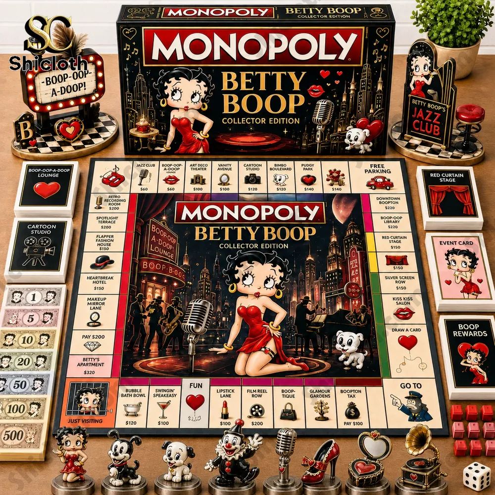 Betty Boop Collector’s Edition Monopoly Board Game
