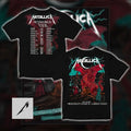 Metallica M72 World Tour 2026 Cardiff Wales Principality Stadium Red Dragon T-Shirt Art By Duchess Of Dark Limited Edition Tee