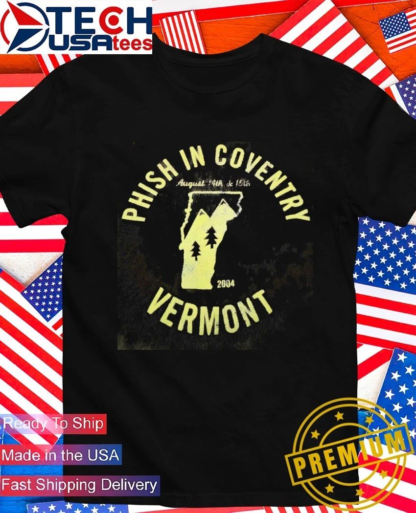Phish in Coventry Vermont August 2004 vintage shirt