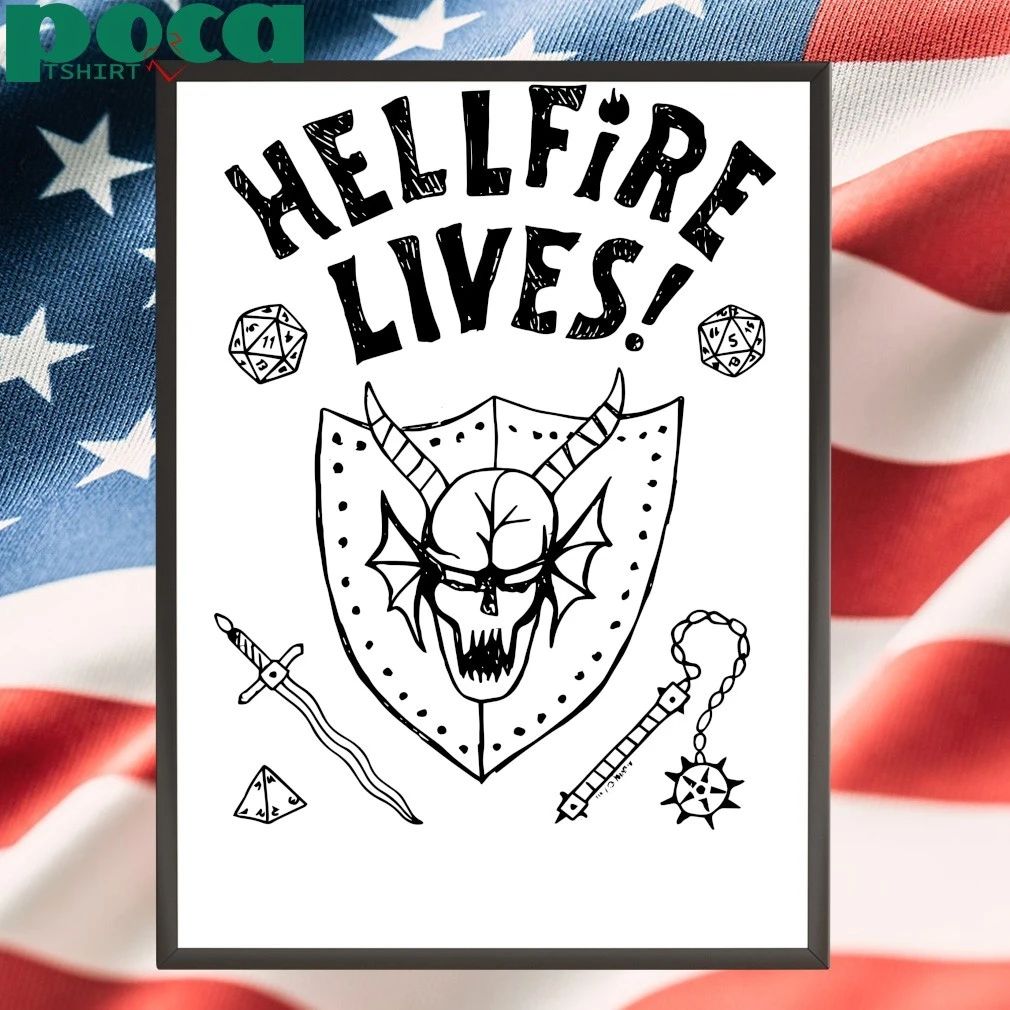 Stranger Thing 5 Hellfire Lives T-shirt