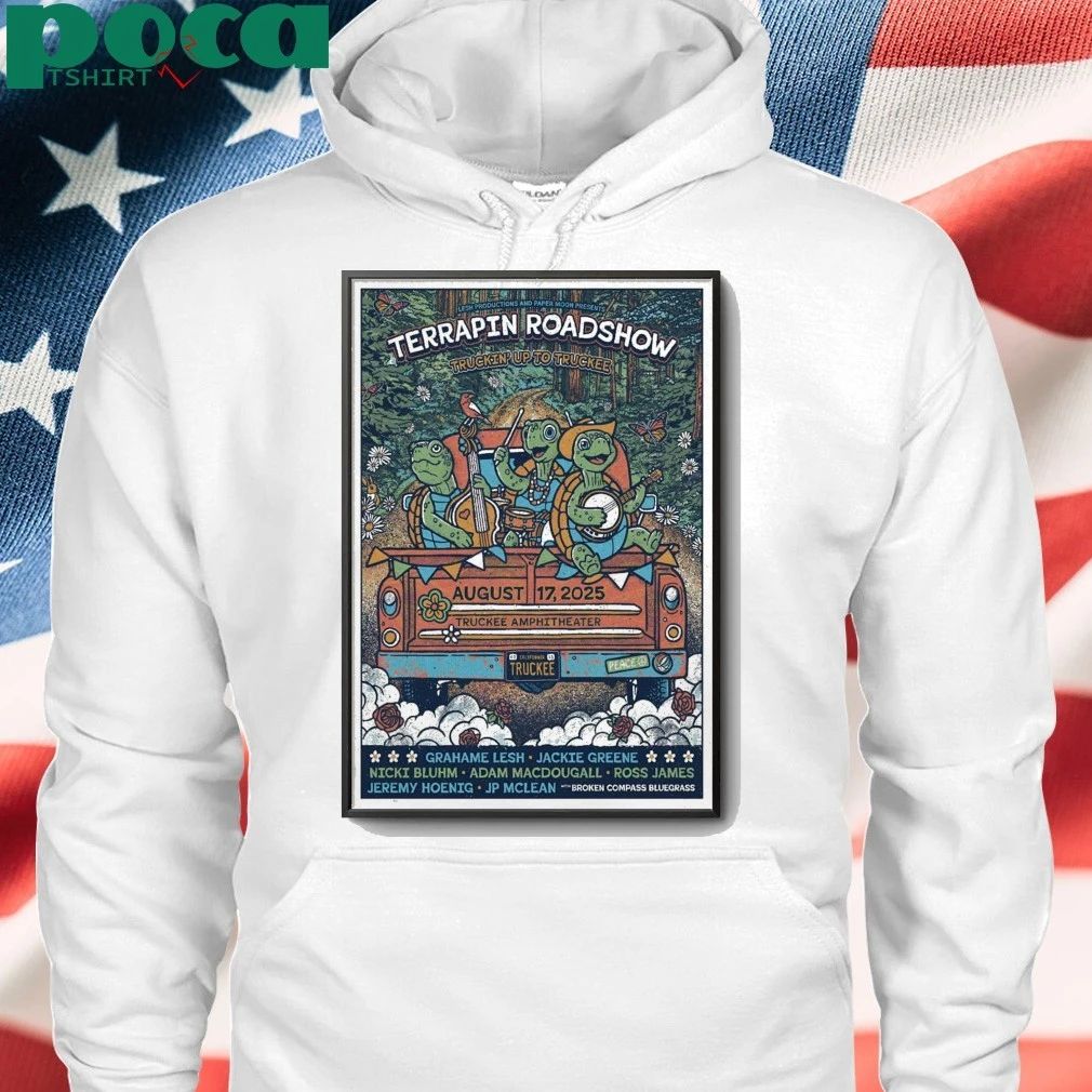 Terrapin Roadshow Salty Gebhardt Amphitheater In Truckee CA Aug 17 2025 Poster shirt