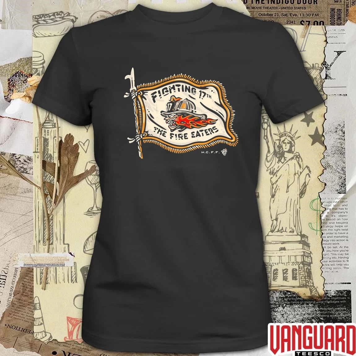 Fighting 17th Pop-Up Shop Merch The Fire Eaters Flag t-shirt