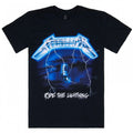 Metallica Ride the Lightning Album T-Shirt – Electric Chair Lightning Graphic Tee – Black Cotton Rock Merchandise