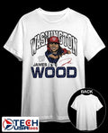 Washington Nationals James Wood caricature signature shirt