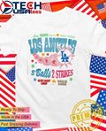 Los Angeles Dodgers 3 balls 2 strikes never caught lookin’ shirt